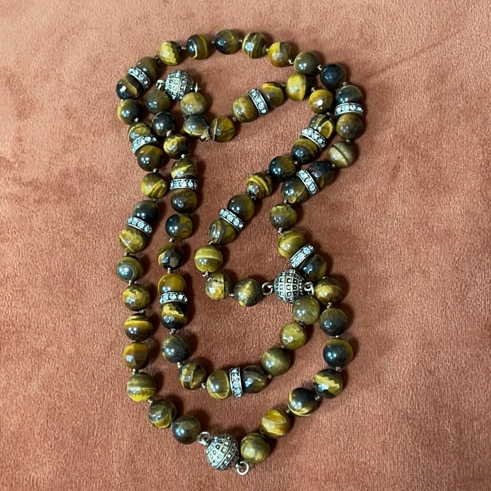 Chloe & isabel tigers eye bead set